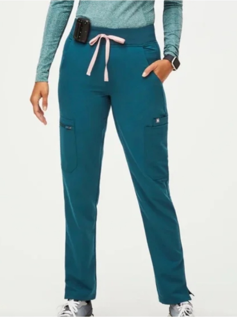 Figs Caribbean Blue High Waisted Yolas XXL